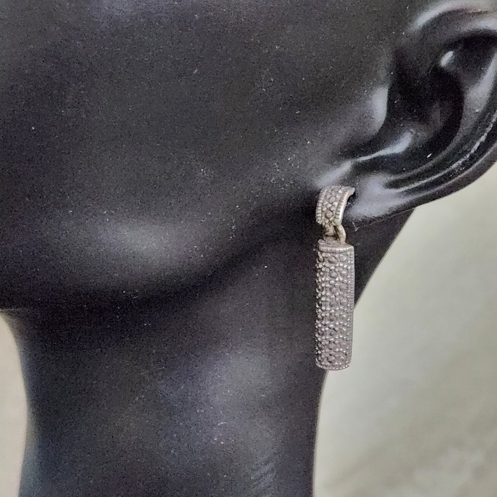 Pre-owned marcasite dangle earrings